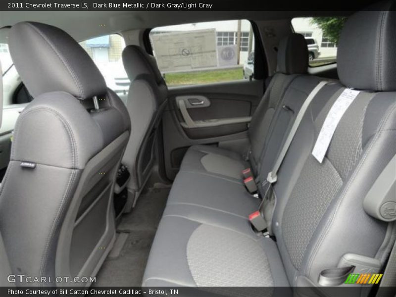 Dark Blue Metallic / Dark Gray/Light Gray 2011 Chevrolet Traverse LS