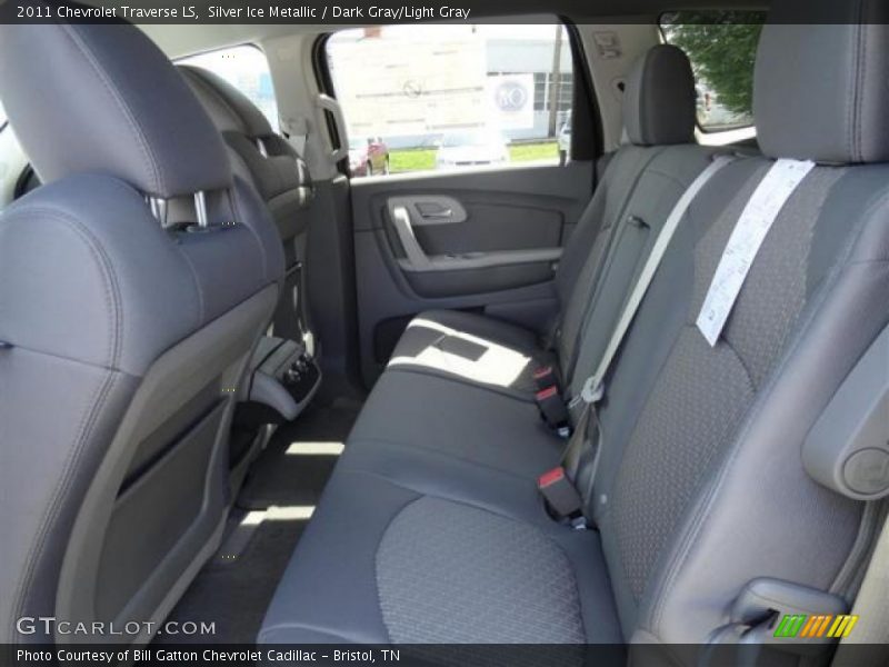 Silver Ice Metallic / Dark Gray/Light Gray 2011 Chevrolet Traverse LS