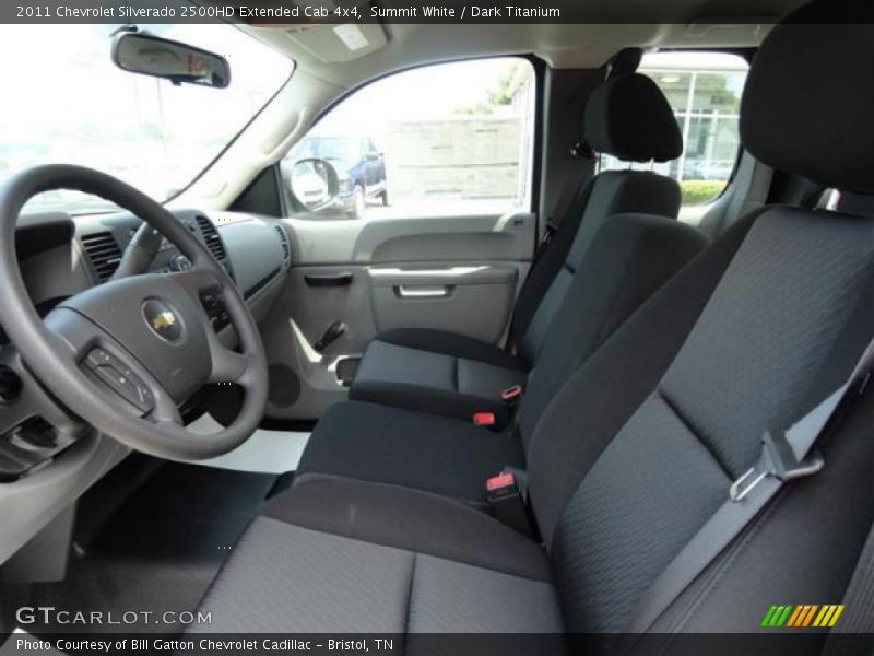 Summit White / Dark Titanium 2011 Chevrolet Silverado 2500HD Extended Cab 4x4