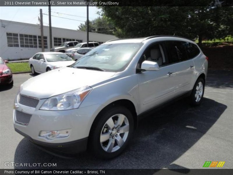 Silver Ice Metallic / Light Gray/Ebony 2011 Chevrolet Traverse LTZ