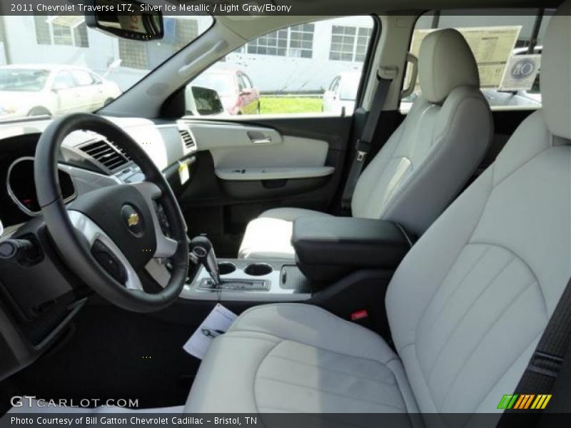 Silver Ice Metallic / Light Gray/Ebony 2011 Chevrolet Traverse LTZ