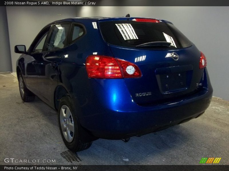 Indigo Blue Metallic / Gray 2008 Nissan Rogue S AWD