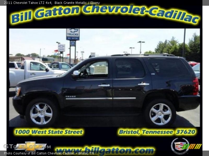 Black Granite Metallic / Ebony 2011 Chevrolet Tahoe LTZ 4x4