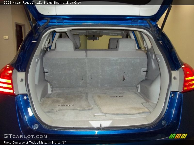 Indigo Blue Metallic / Gray 2008 Nissan Rogue S AWD