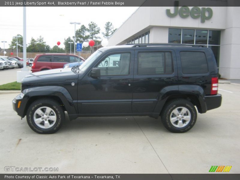 Blackberry Pearl / Pastel Pebble Beige 2011 Jeep Liberty Sport 4x4