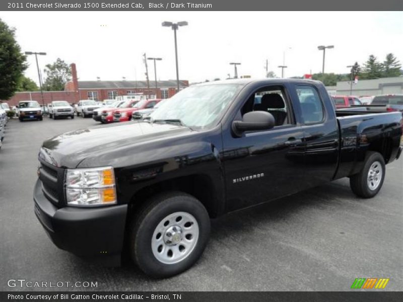 Black / Dark Titanium 2011 Chevrolet Silverado 1500 Extended Cab
