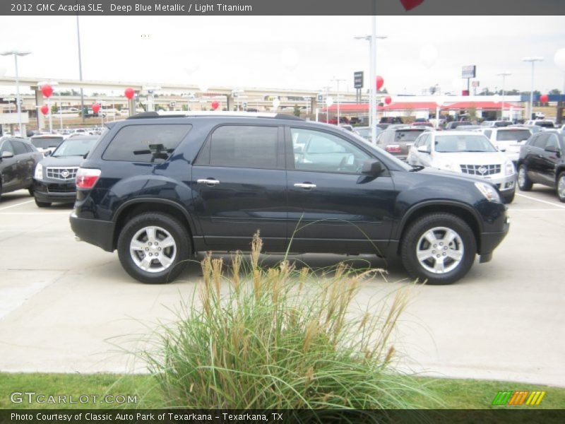 Deep Blue Metallic / Light Titanium 2012 GMC Acadia SLE