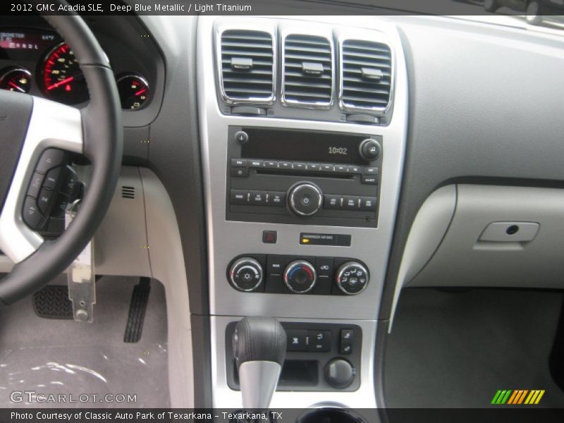 Deep Blue Metallic / Light Titanium 2012 GMC Acadia SLE