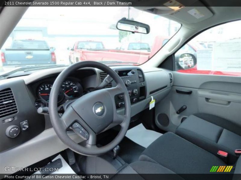 Black / Dark Titanium 2011 Chevrolet Silverado 1500 Regular Cab 4x4