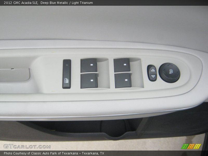 Deep Blue Metallic / Light Titanium 2012 GMC Acadia SLE