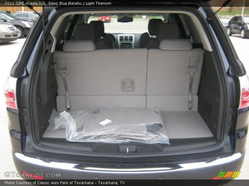 Deep Blue Metallic / Light Titanium 2012 GMC Acadia SLE