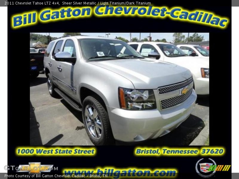 Sheer Silver Metallic / Light Titanium/Dark Titanium 2011 Chevrolet Tahoe LTZ 4x4