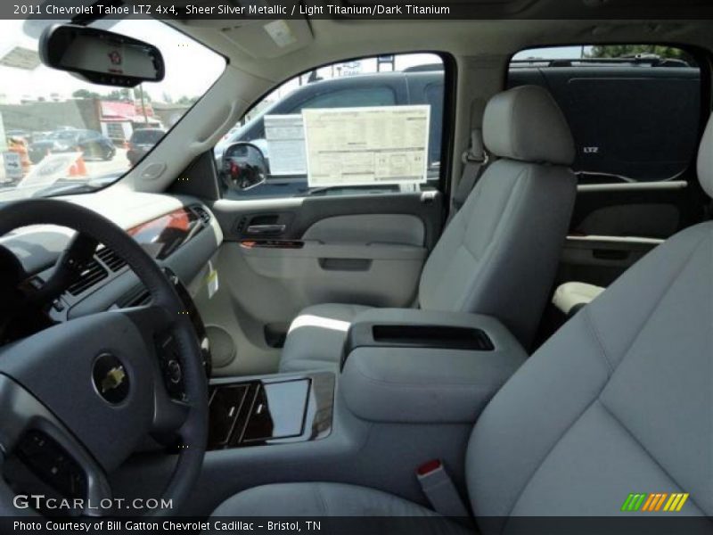 Sheer Silver Metallic / Light Titanium/Dark Titanium 2011 Chevrolet Tahoe LTZ 4x4
