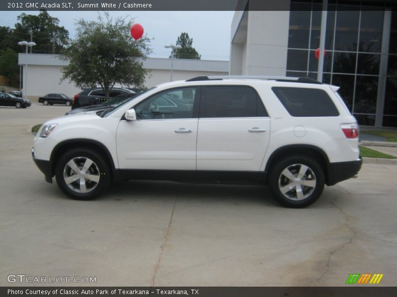  2012 Acadia SLT Summit White