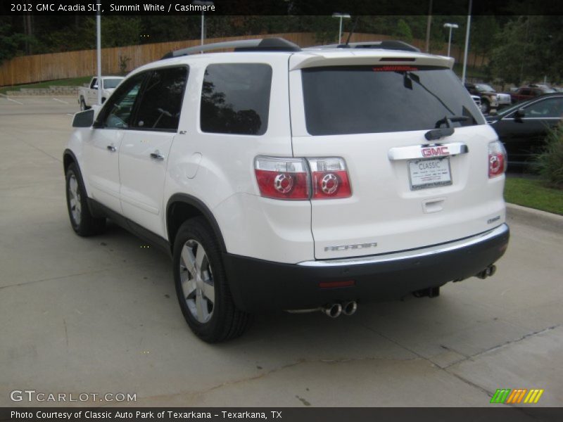 Summit White / Cashmere 2012 GMC Acadia SLT