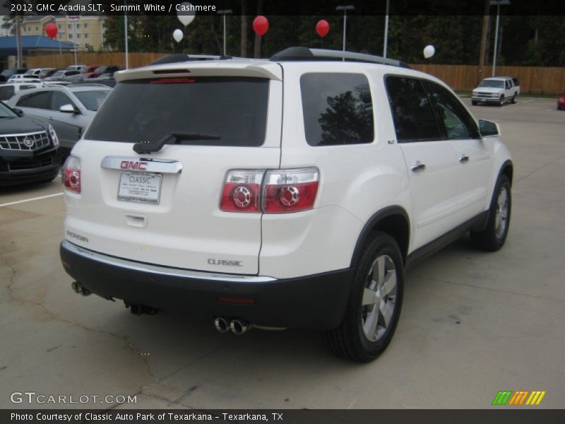 Summit White / Cashmere 2012 GMC Acadia SLT