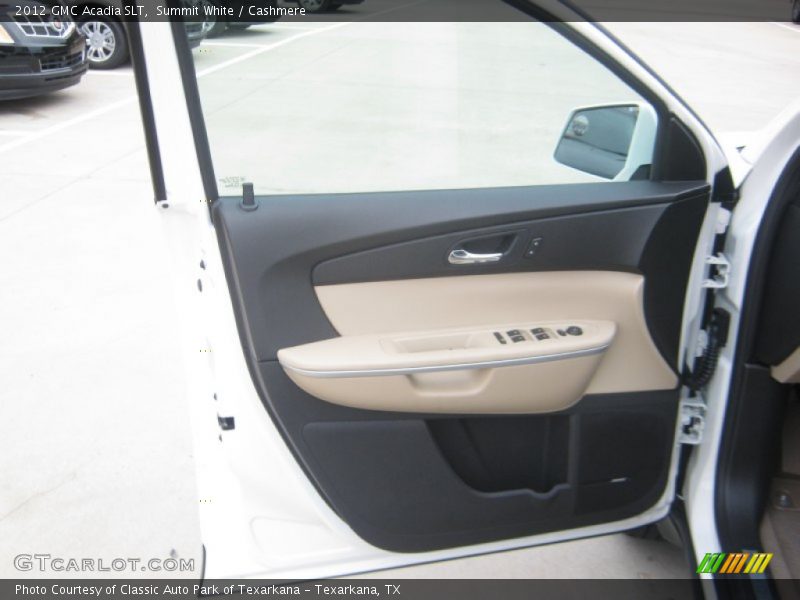 Summit White / Cashmere 2012 GMC Acadia SLT