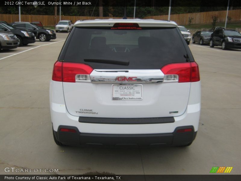 Olympic White / Jet Black 2012 GMC Terrain SLE