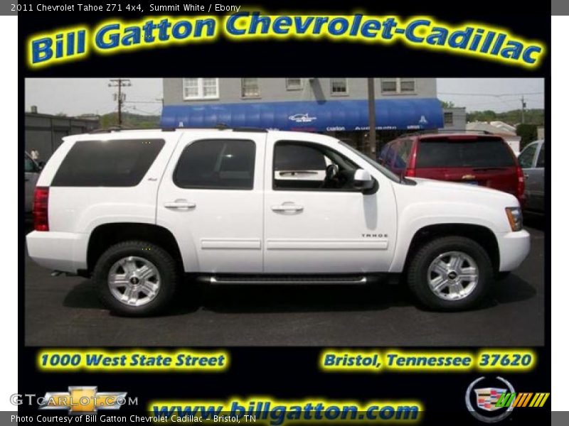 Summit White / Ebony 2011 Chevrolet Tahoe Z71 4x4