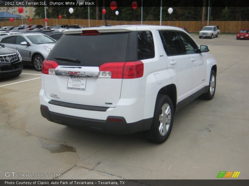 Olympic White / Jet Black 2012 GMC Terrain SLE