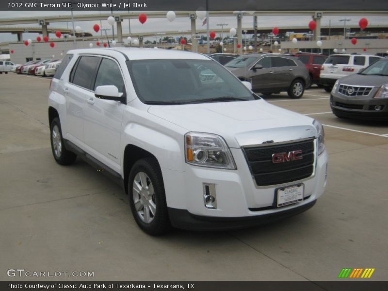 Olympic White / Jet Black 2012 GMC Terrain SLE