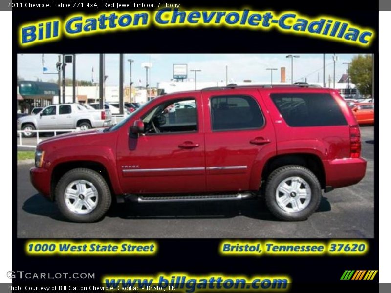 Red Jewel Tintcoat / Ebony 2011 Chevrolet Tahoe Z71 4x4