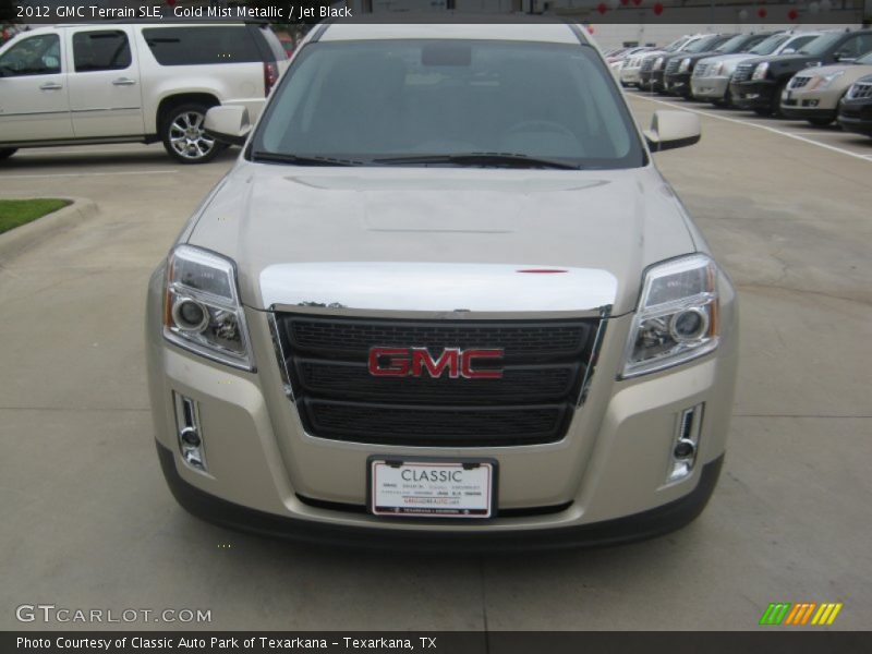 Gold Mist Metallic / Jet Black 2012 GMC Terrain SLE