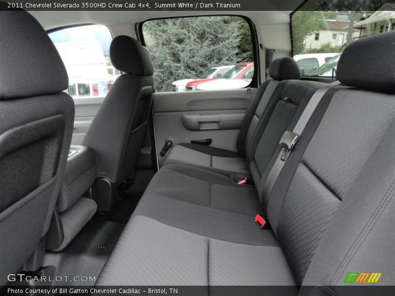 Summit White / Dark Titanium 2011 Chevrolet Silverado 3500HD Crew Cab 4x4