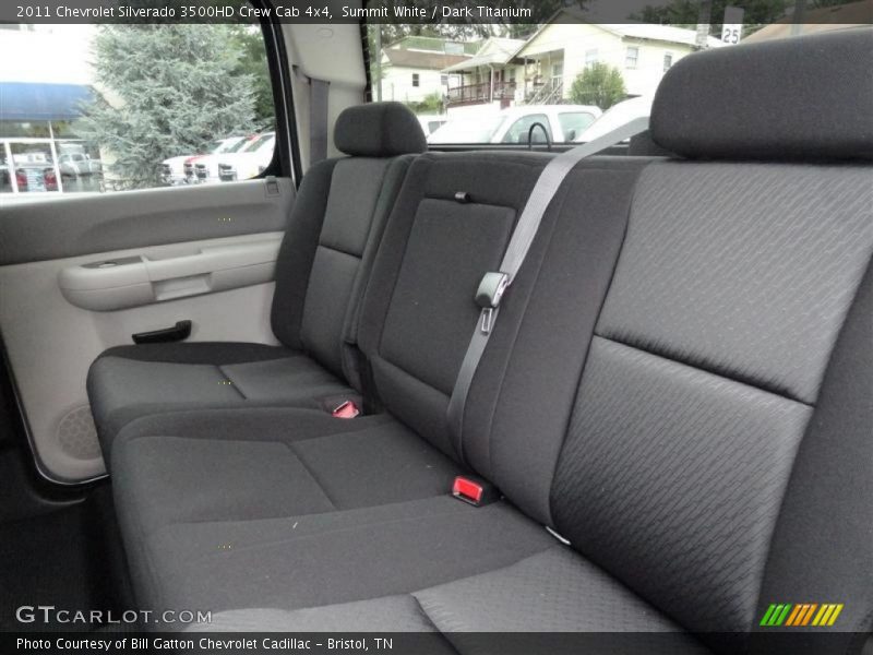 Summit White / Dark Titanium 2011 Chevrolet Silverado 3500HD Crew Cab 4x4