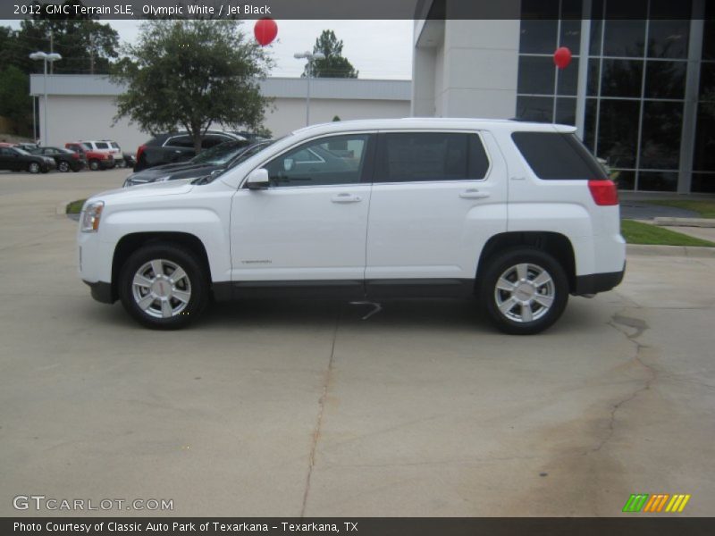 Olympic White / Jet Black 2012 GMC Terrain SLE