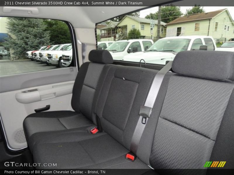 Summit White / Dark Titanium 2011 Chevrolet Silverado 3500HD Crew Cab 4x4