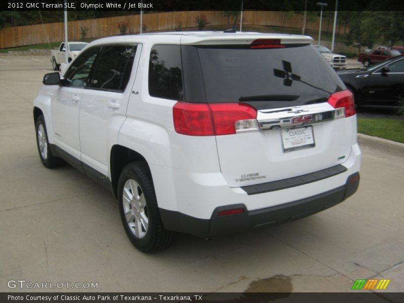 Olympic White / Jet Black 2012 GMC Terrain SLE