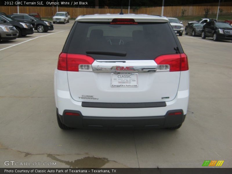 Olympic White / Jet Black 2012 GMC Terrain SLE