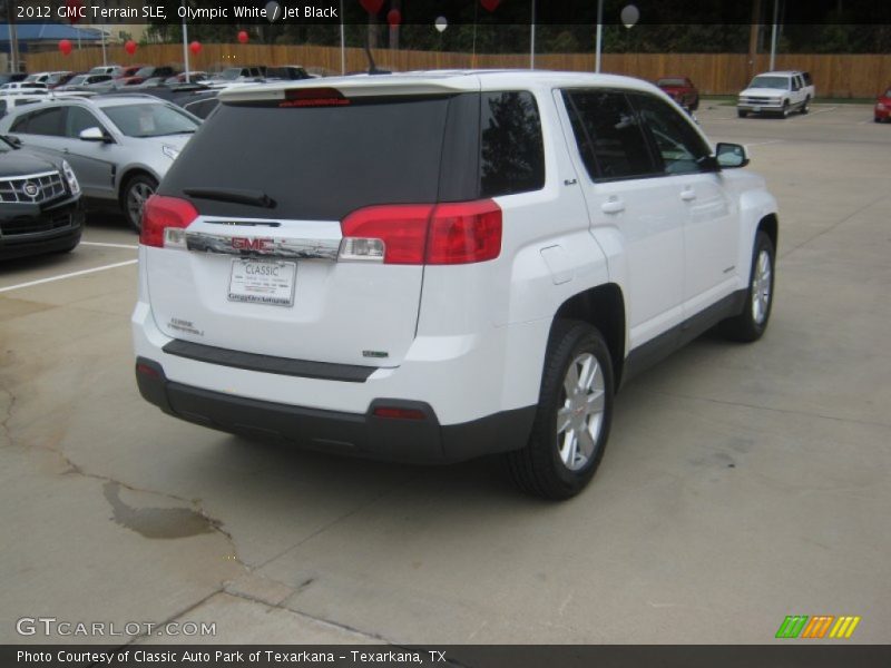 Olympic White / Jet Black 2012 GMC Terrain SLE