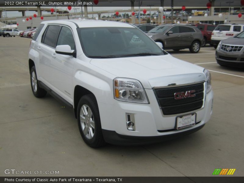 Olympic White / Jet Black 2012 GMC Terrain SLE