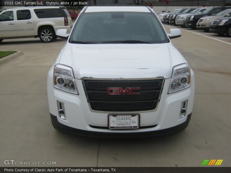 Olympic White / Jet Black 2012 GMC Terrain SLE