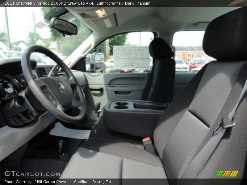 Summit White / Dark Titanium 2011 Chevrolet Silverado 2500HD Crew Cab 4x4
