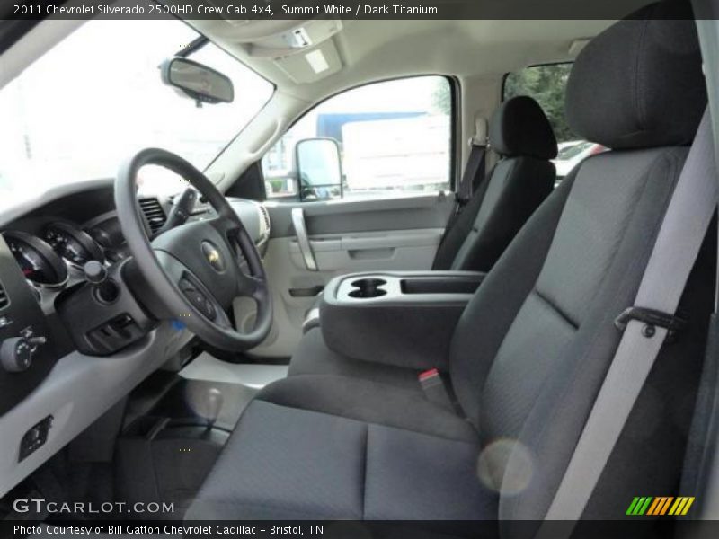 Summit White / Dark Titanium 2011 Chevrolet Silverado 2500HD Crew Cab 4x4