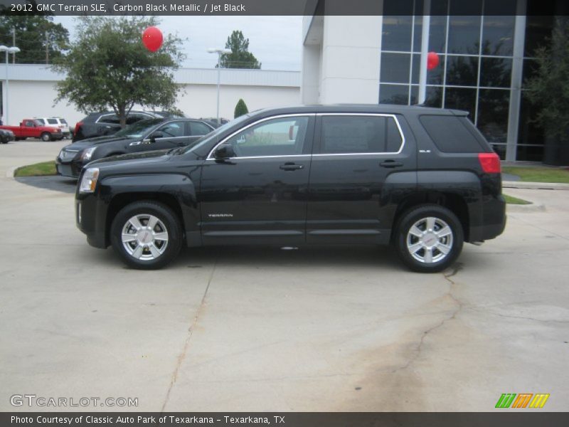 Carbon Black Metallic / Jet Black 2012 GMC Terrain SLE