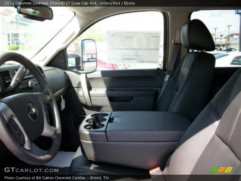 Victory Red / Ebony 2011 Chevrolet Silverado 3500HD LT Crew Cab 4x4