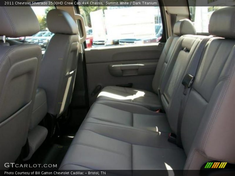 Summit White / Dark Titanium 2011 Chevrolet Silverado 3500HD Crew Cab 4x4 Chassis