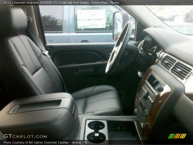 Victory Red / Ebony 2011 Chevrolet Silverado 3500HD LTZ Crew Cab 4x4 Dually