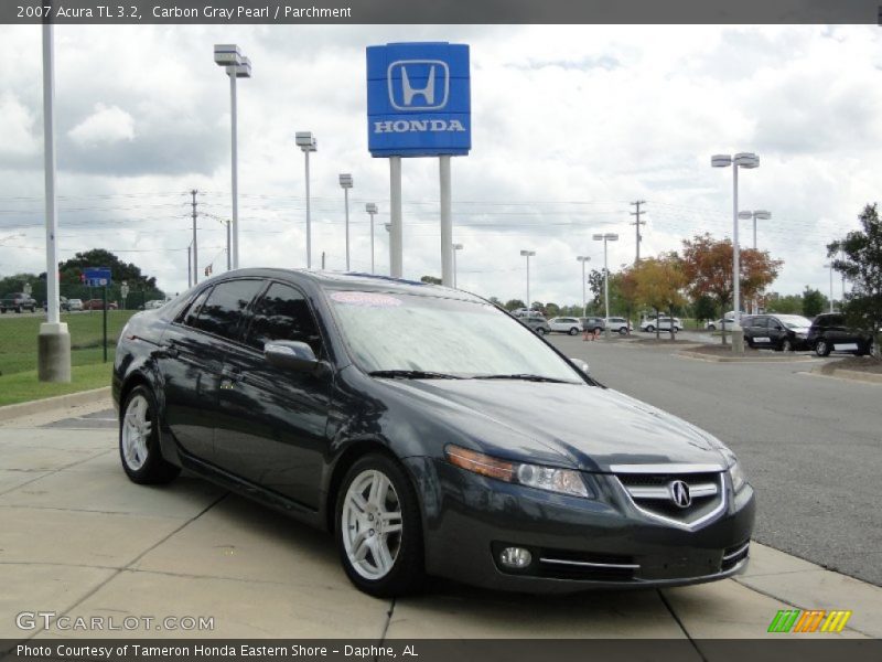 Carbon Gray Pearl / Parchment 2007 Acura TL 3.2