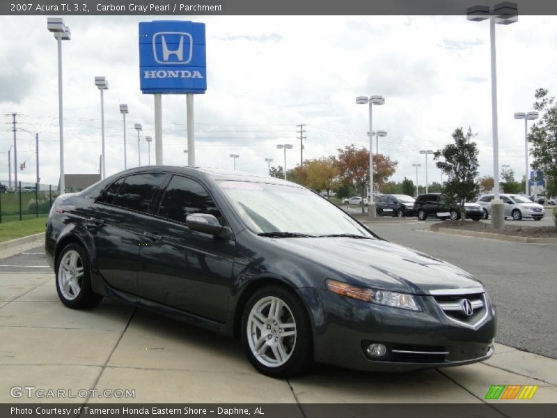Carbon Gray Pearl / Parchment 2007 Acura TL 3.2