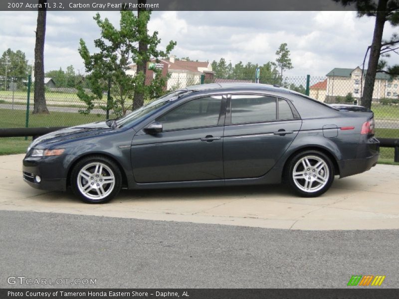 Carbon Gray Pearl / Parchment 2007 Acura TL 3.2
