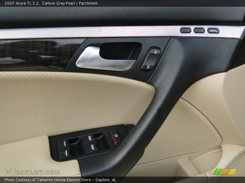 Carbon Gray Pearl / Parchment 2007 Acura TL 3.2