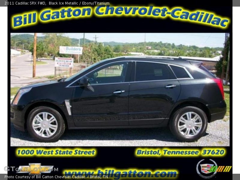 Black Ice Metallic / Ebony/Titanium 2011 Cadillac SRX FWD