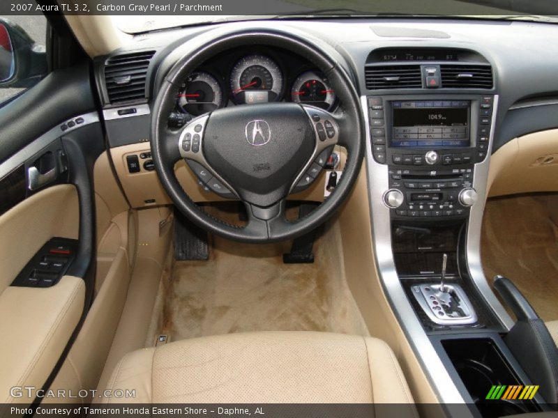 Carbon Gray Pearl / Parchment 2007 Acura TL 3.2