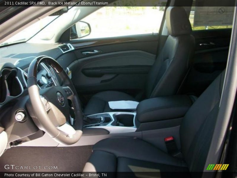 Black Ice Metallic / Ebony/Titanium 2011 Cadillac SRX FWD