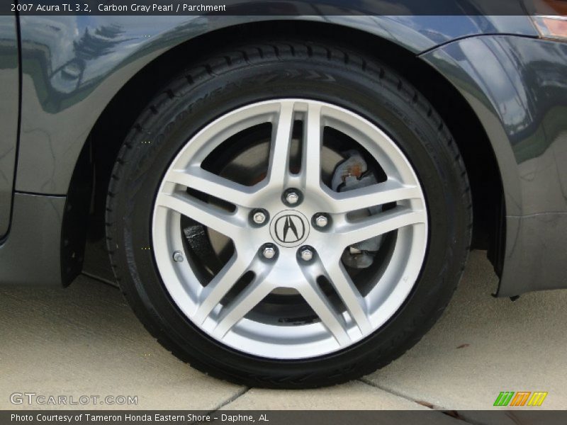 Carbon Gray Pearl / Parchment 2007 Acura TL 3.2